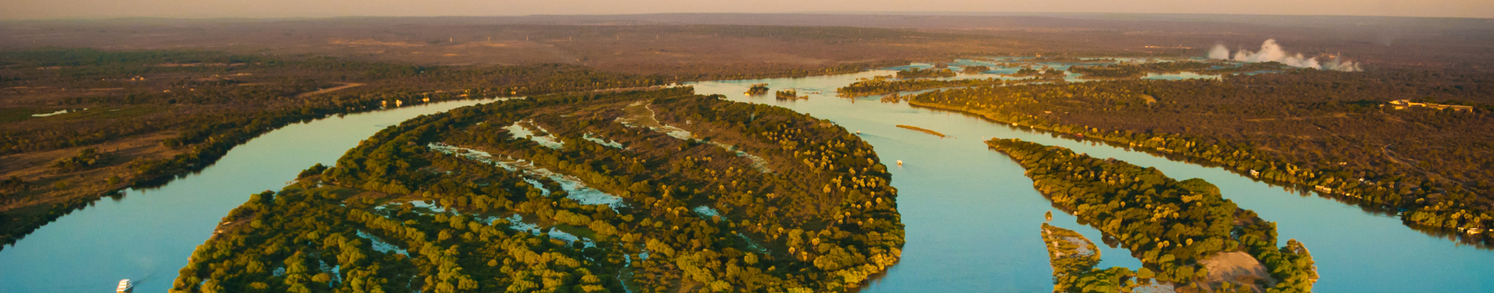 Zambezi river from the air