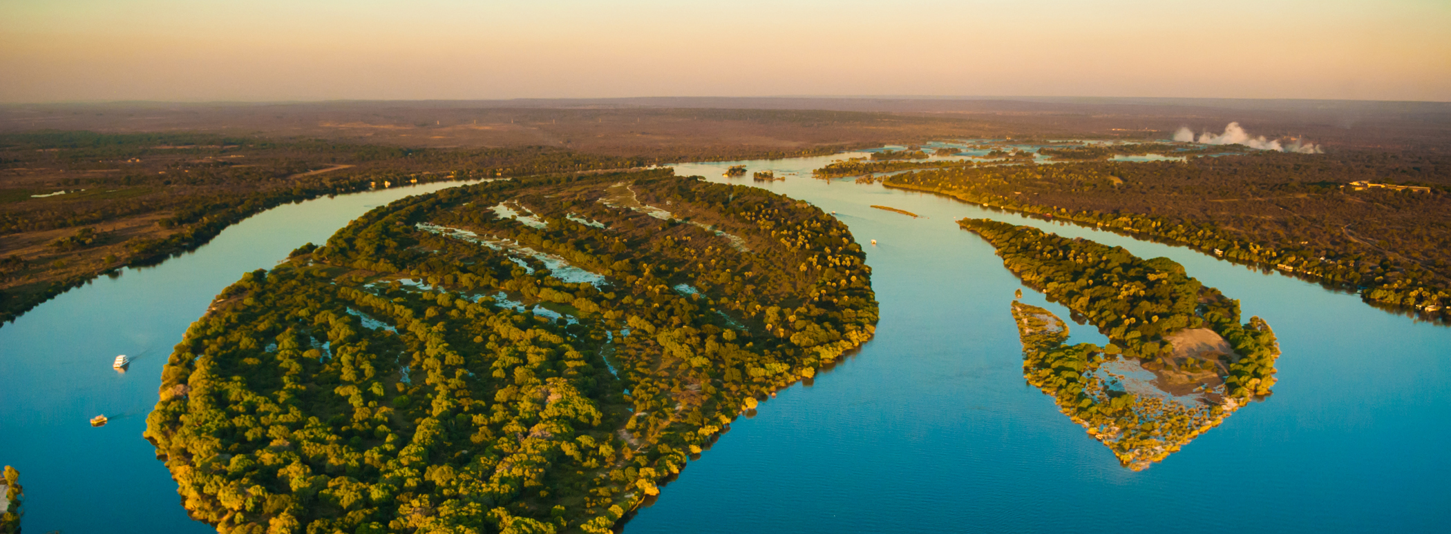 Zambezi river from the air
